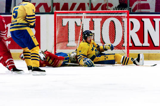 Leif Rohlin och Michael Sundlöv, målvakt i Sverige