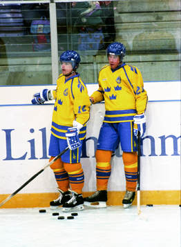 Håkan Loob och Peter Forsberg, Sverige