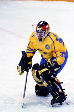 Tommy Salo, målvakt, Sverige fick hoppa in