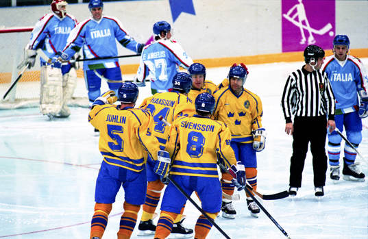 Patrik Juhlin, Magnus Svensson, Andreas Dackell, Sverige