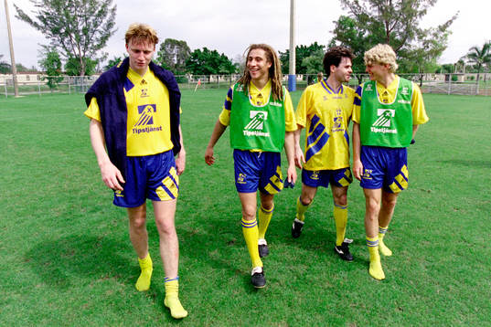 Kennet Andersson, Henrik Larsson, Anders Limpar och Mats