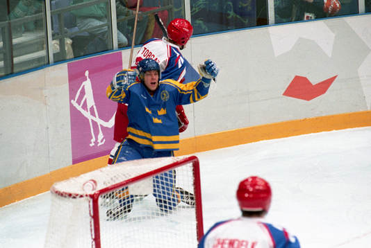 OS, Ishockey, Sverige - Ryssland, 4-3