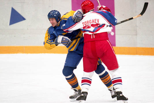 OS, Ishockey, Sverige - Ryssland, 4-3