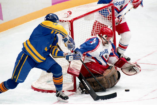 OS, Ishockey, Sverige - Ryssland, 4-3