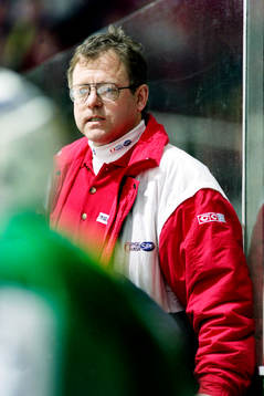 Christer Abrahamsson, tränare i Rögle