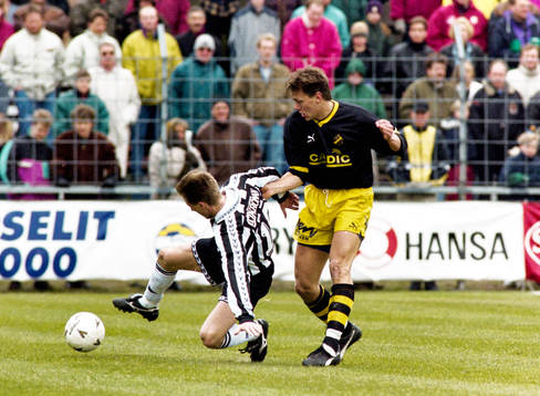 Krister Nordin, AIK drar ner en landskronaspelare
