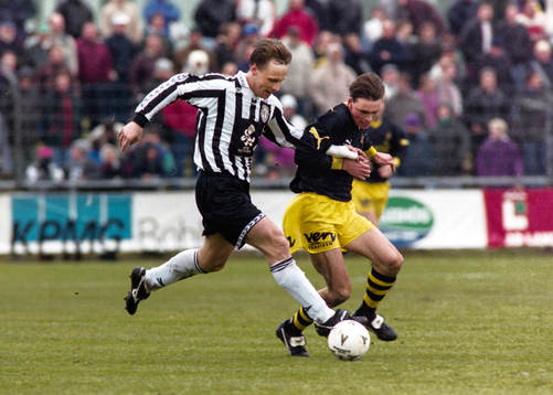 Mats Andersson, Landskrona i kamp om bollen