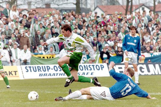 Hans Bergh, Hammarby flyger över Ola Severin, Trelleborg