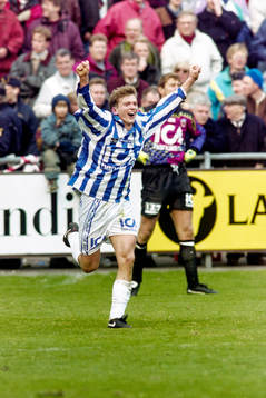 Göteborgs Jesper Blomqvist jublar