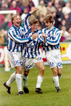 Göteborgs Jesper Blomqvist, Mikael Nilsson och Tomas