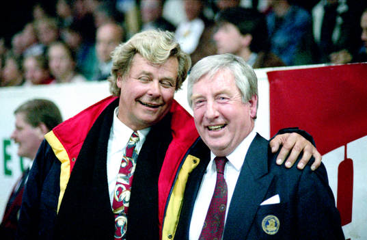 Percy Nilsson, ordförande i Malmö, och Rickard Fagerlund,