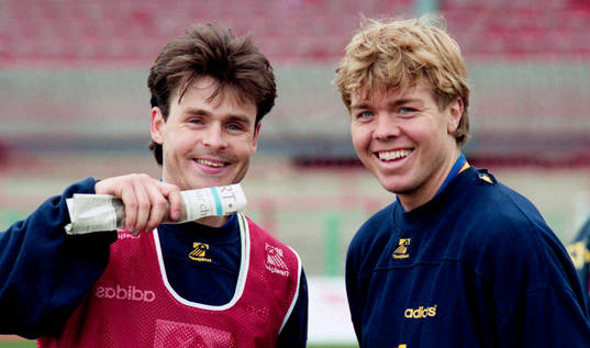 Anders Limpar och Tomas Brolin
