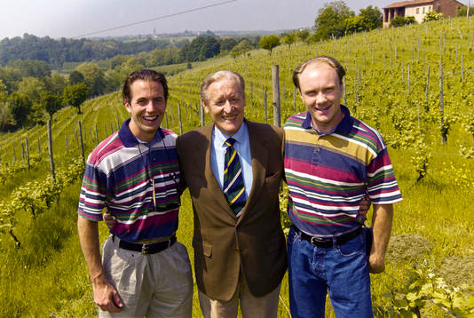 Roger Hansson och Peter Andersson besöker Nils Liedholm