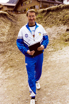 Curt Lindström, förbundskapten i Finland