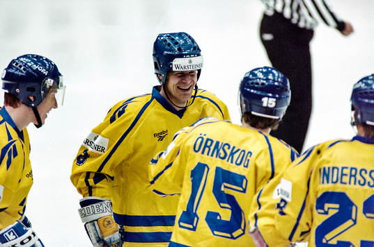 Magnus Svensson och Sverige jublar