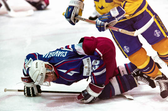 Ishockey, VM, Sverige - USA