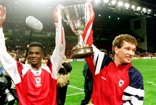 Fotboll, Cupvinnarcupen, Final, Arsenal - Parma, 1-0