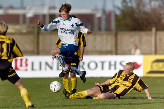 Göran Bergort, IFK Norrköping med bollen