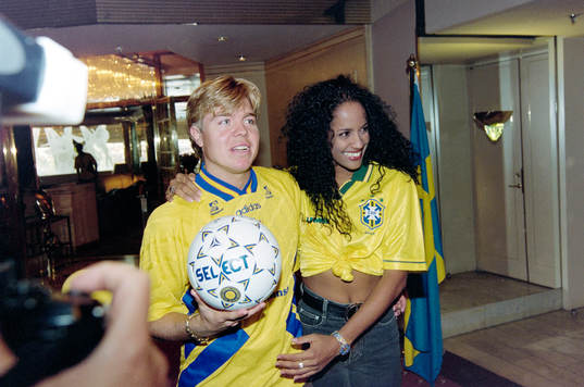 Tomas Brolin, Sverige med en vacker brasilianska