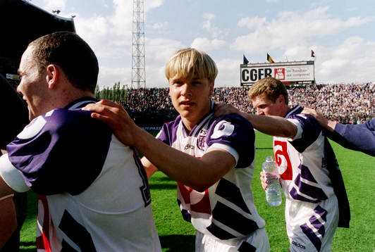 Pär Zetterberg och Anderlecht jublar