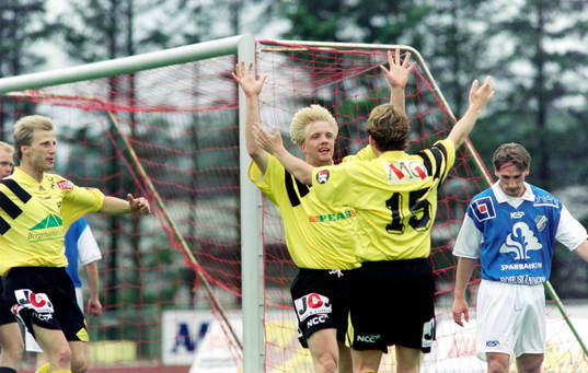 Percy Olsson och Anders Svensson, Hässleholm jublar