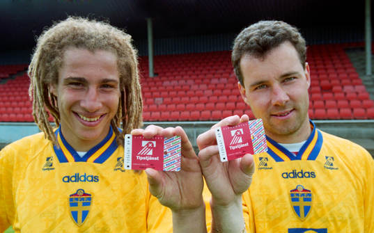 Henrik Larsson och Stefan Rehn, Sverige med spelkort