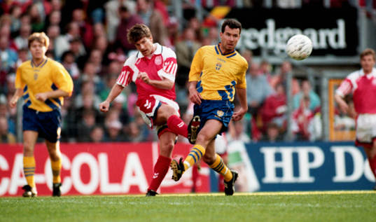 Michel Laudrup och Stefan Rehn, Sverige