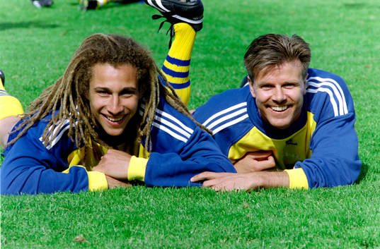 Henrik Larsson och Roland Nilsson, Sverige