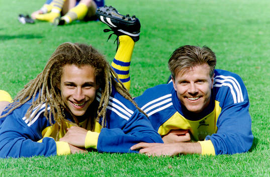 Henrik Larsson och Roland Nilsson, Sverige