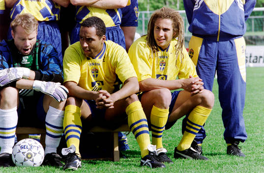 Lars Eriksson, Martin Dahlin och Henrik Larsson