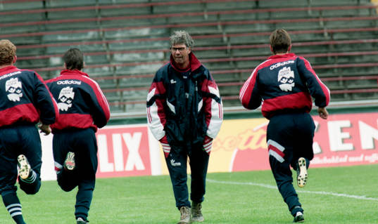 Egil Olsen, förbundskapten, Norge. Drillo