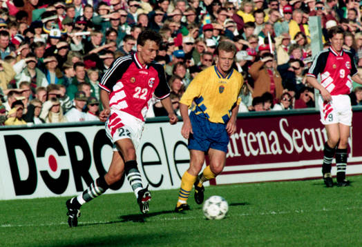 Lars Bohinen, Norge med bollen, Jonas Thern övervakar