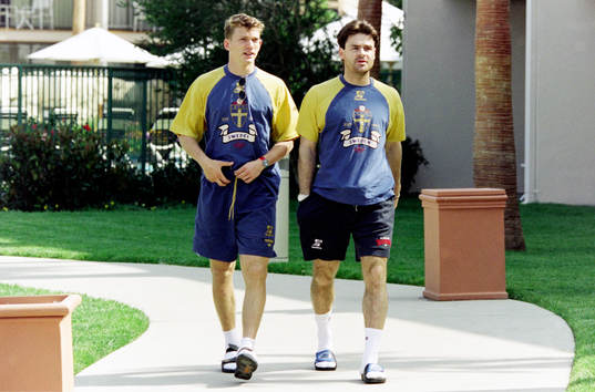 Jesper Blomqvist och Anders Limpar, Sverige