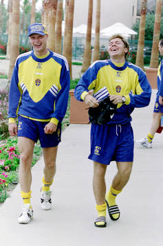 Klas Ingesson och Tomas Brolin, Sverige