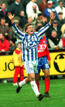 Jesper Blomqvist jublar