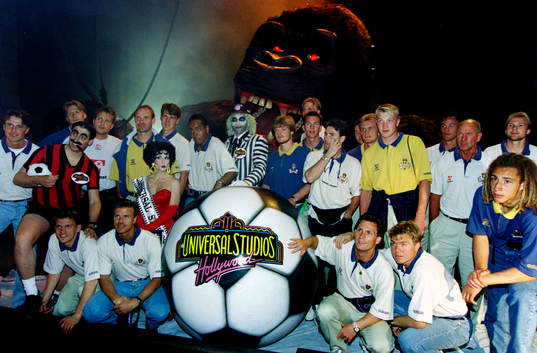 Spelartruppen besöker Universal Studios i Hollywood