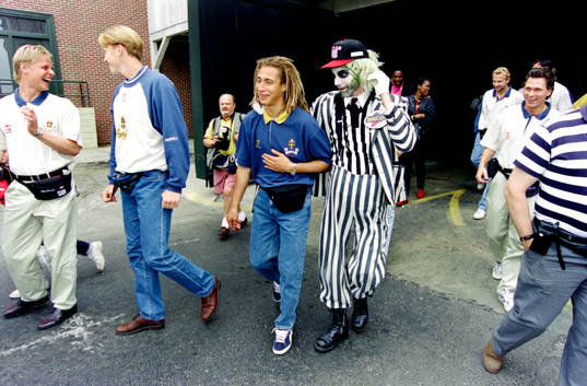 Mikael Nilsson, Kennet Andersson och Henrik Larsson