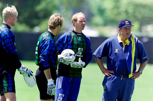 Magnus Hedman, Lars Eriksson, Thomas Ravelli och Benny
