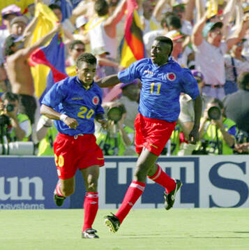 Football, FIFA World Cup 1994 (USA), Group A, Colombia -