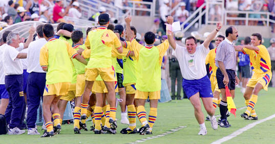 Football, FIFA World Cup 1994 (USA), Group A, Colombia -