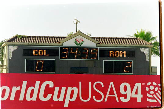 Football, FIFA World Cup 1994 (USA), Group A, Colombia -