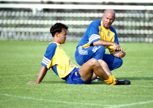 Joachim Björklund, Sverige med Tommy Svensson, tränare,