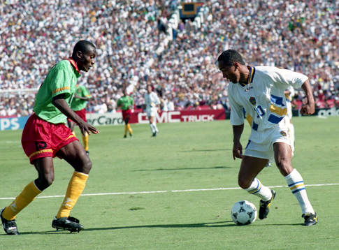 Nikongo Kalla, kamerun mot Martin Dahlin, Sverige