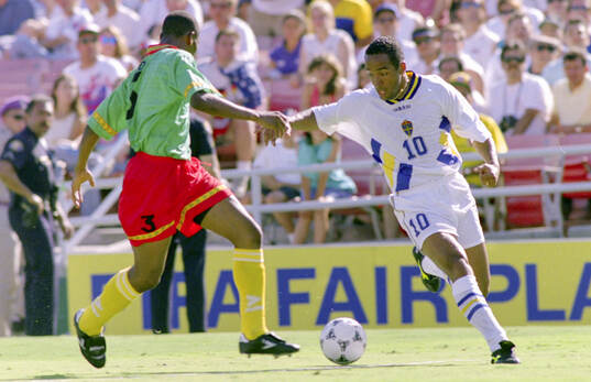 Football, FIFA World Cup 1994 (USA), Group B, Cameroon -