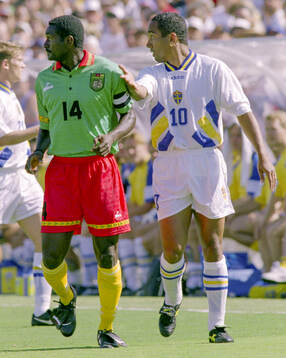 Football, FIFA World Cup 1994 (USA), Group B, Cameroon -