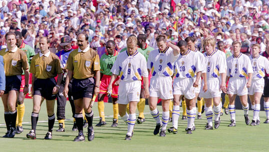 Football, FIFA World Cup 1994 (USA), Group B, Cameroon -