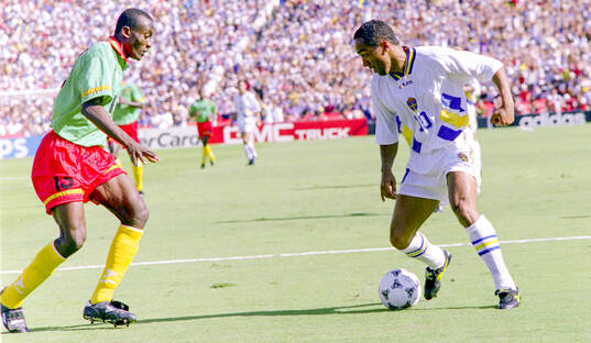 Football, FIFA World Cup 1994 (USA), Group B, Cameroon -