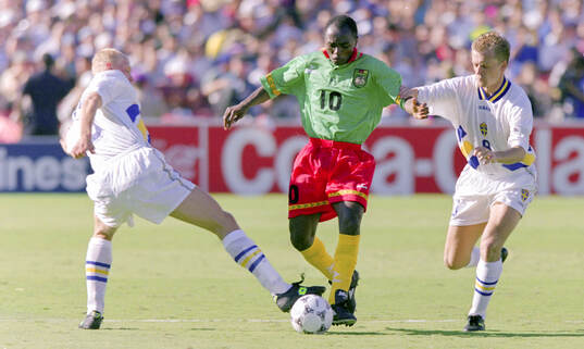 Football, FIFA World Cup 1994 (USA), Group B, Cameroon -