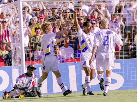 Football, FIFA World Cup 1994 (USA), Group B, Cameroon -
