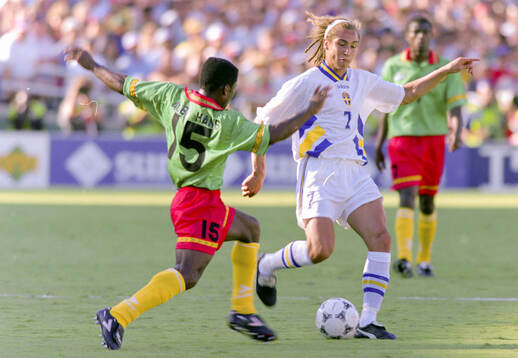 Football, FIFA World Cup 1994 (USA), Group B, Cameroon -